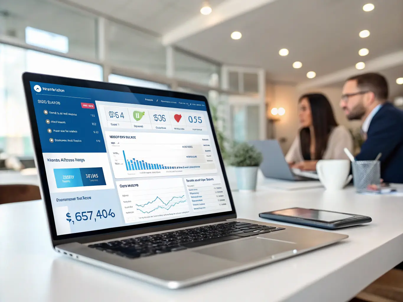 A secure online portal showing a clear overview of all bills and payment statuses.